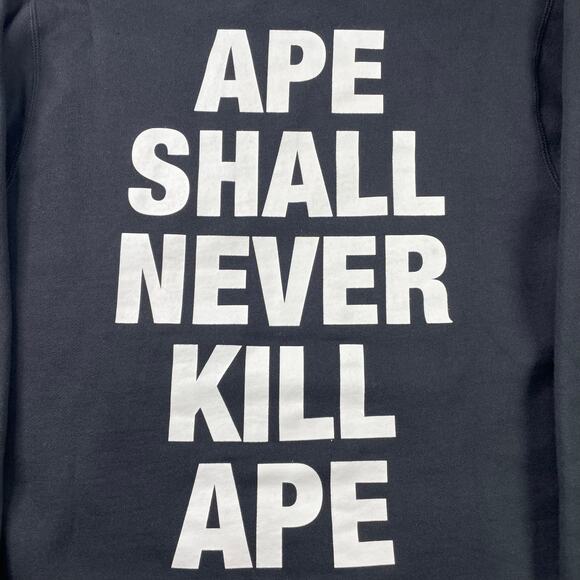 BAPE “Ape Shall Never Kill Ape” Pullover Hoodie Size S - Picture 8 of 10